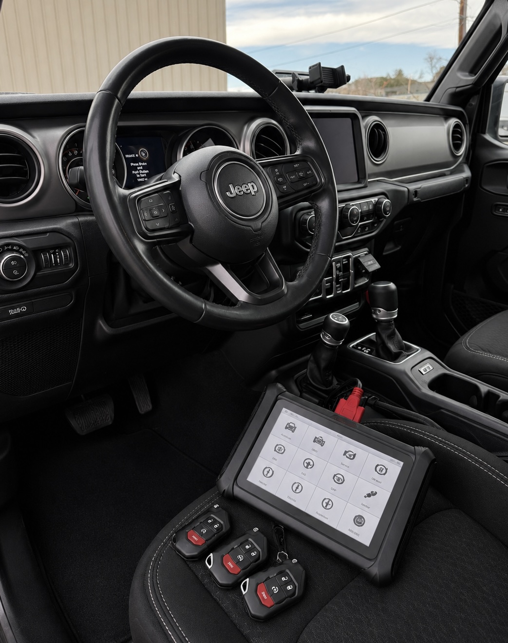 Jeep Wrangler all-keys-lost programming