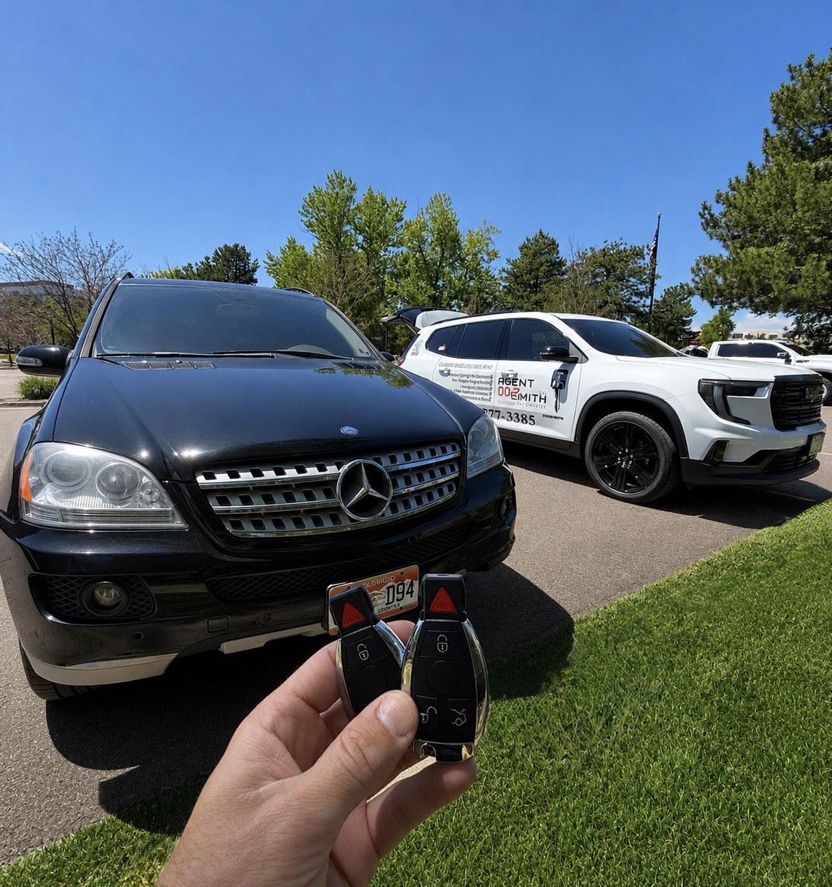 Mercedes ML dual key programming — mobile service