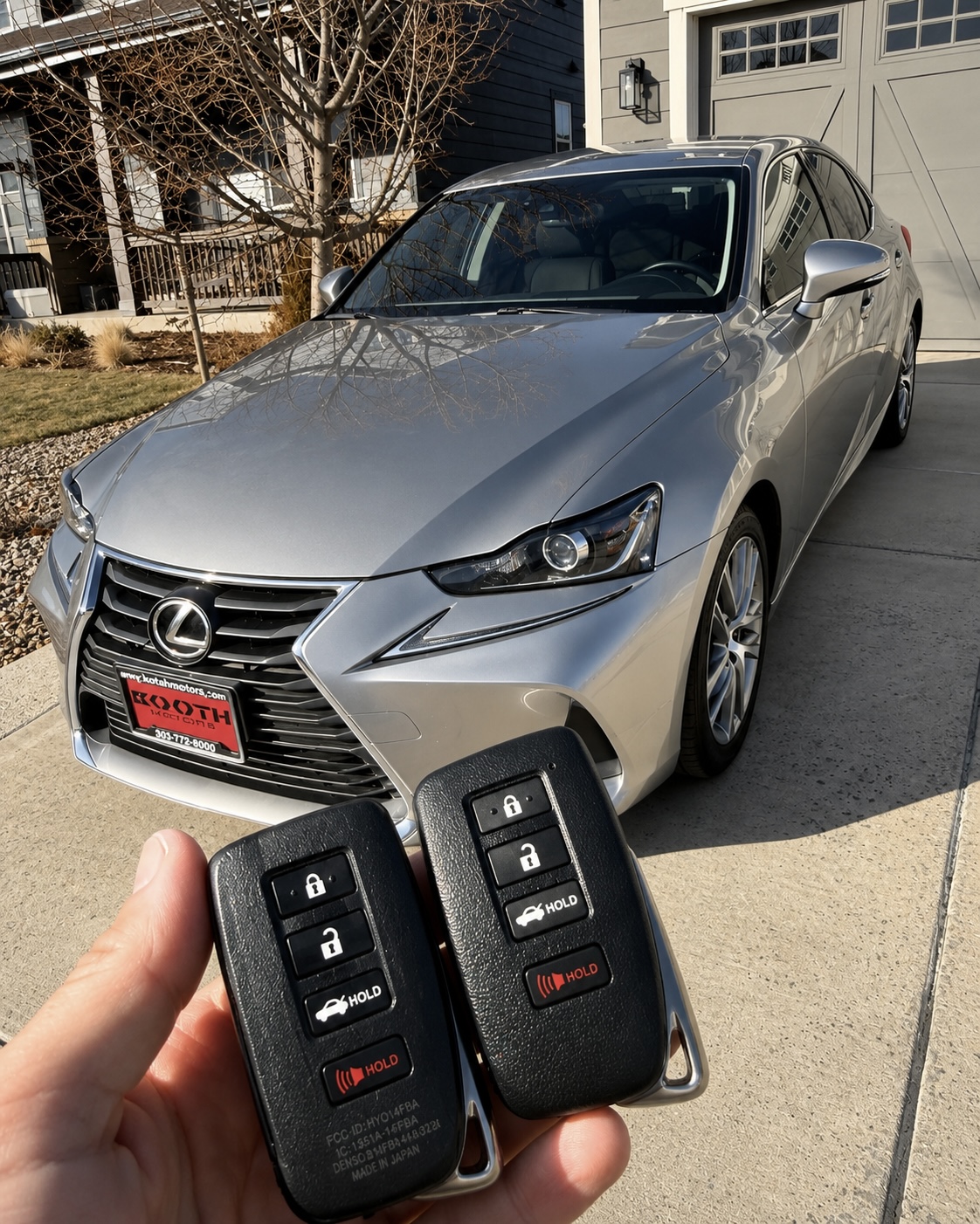 Lexus sedan smart keys cut and matched