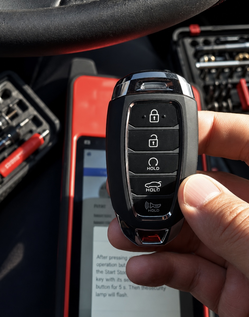 Programming a modern push-start remote