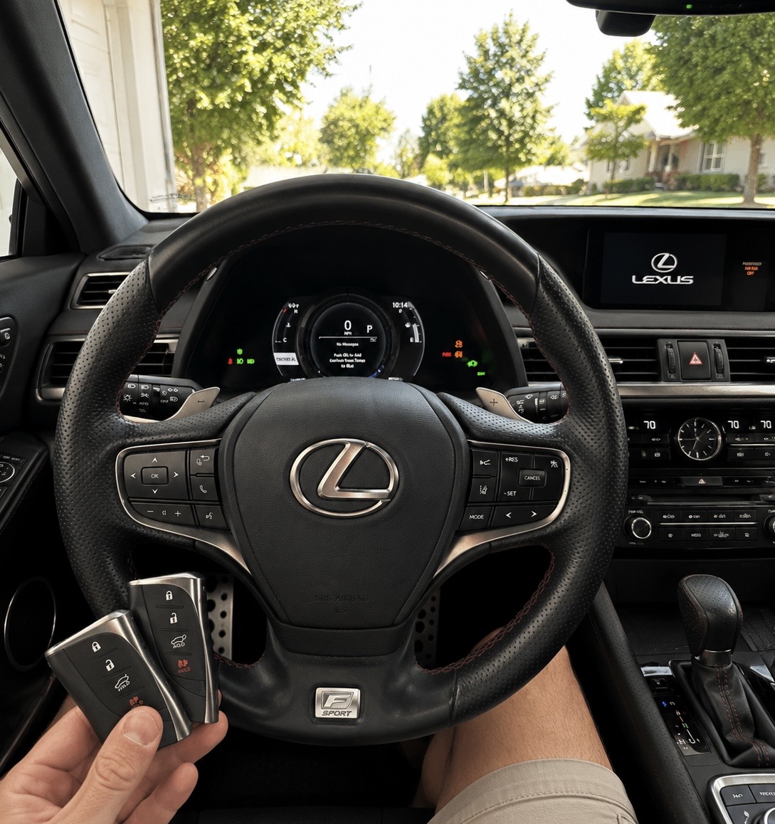 Lexus F Sport smart key pair finished