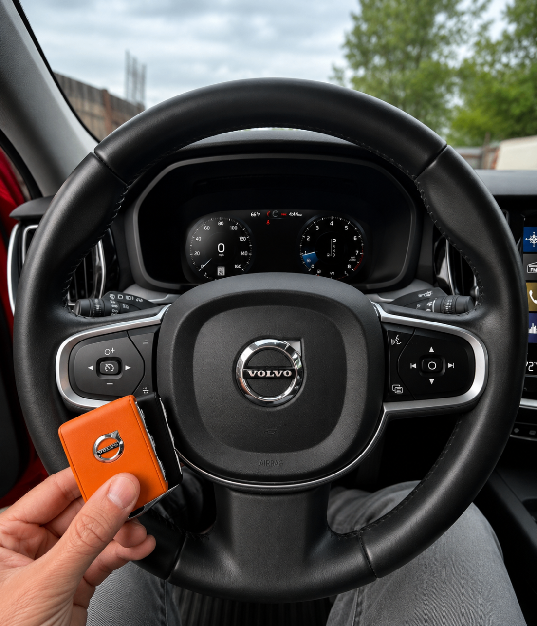 Volvo orange key remote replacement