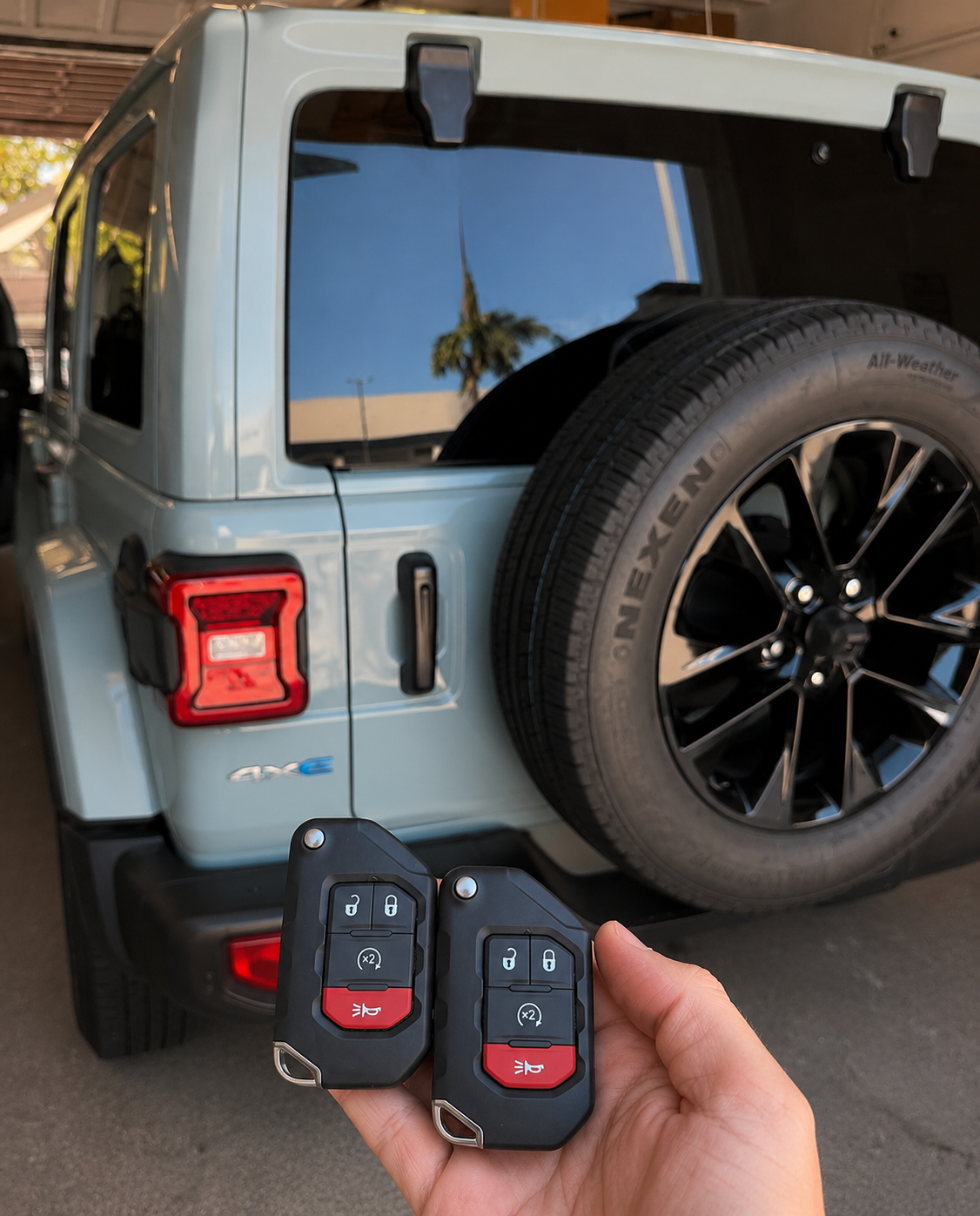 Jeep Wrangler 4xe remote pair completed