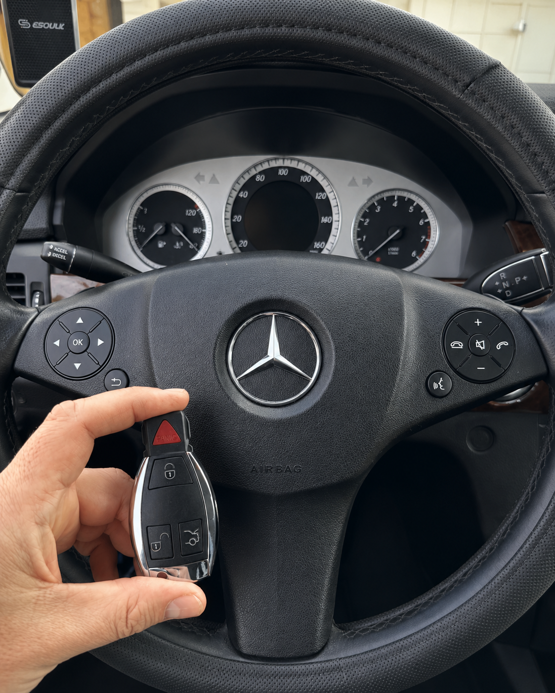 Mercedes-Benz chrome smart key programmed
