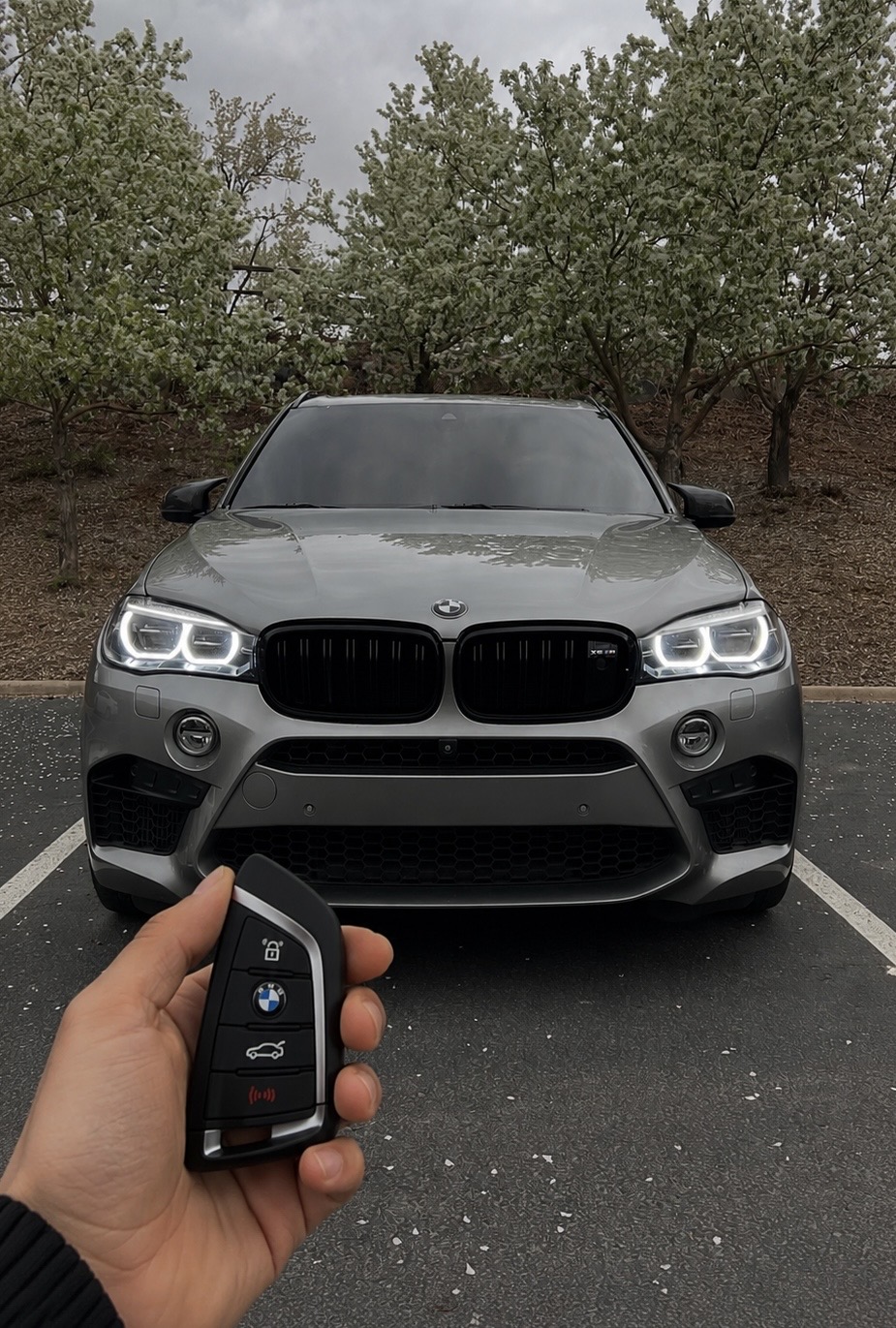 BMW X5M smart key matched to the vehicle