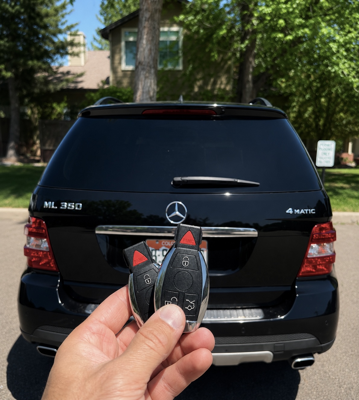 Mercedes-Benz ML 350 4MATIC smart key pair delivered on-site