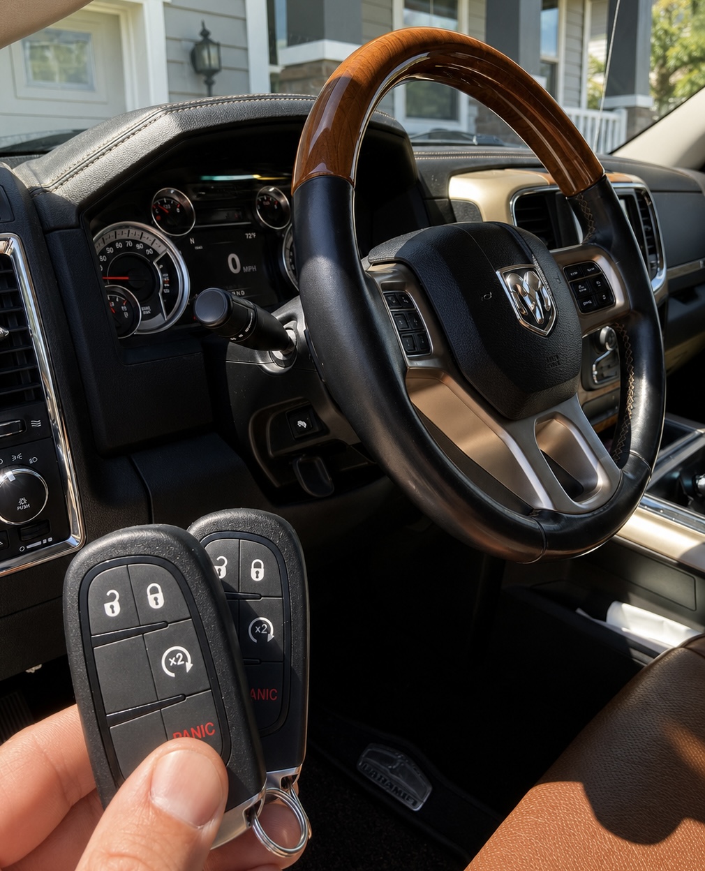 RAM Laramie smart key remote start pair completed